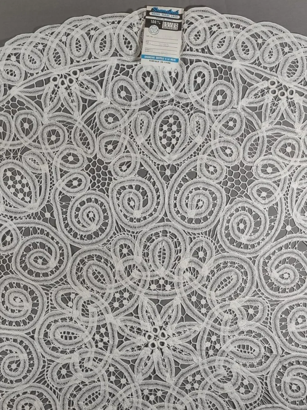 Handmade Battenburg lace 100% cotton 36